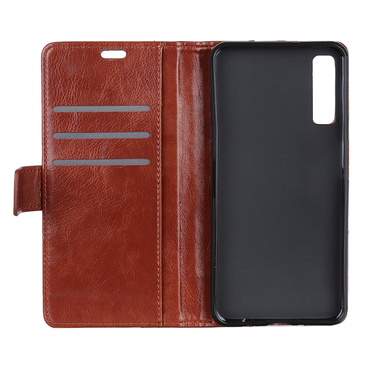 Copper Buckle Nappa Texture Horizontal Flip Leather Case for Galaxy A7 (2018), with Holder & Card Slots & Wallet