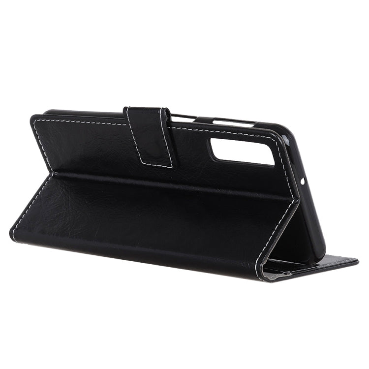 Retro Crazy Horse Texture Horizontal Flip Leather Case for Galaxy A7 (2018), with Holder & Card Slots & Wallet
