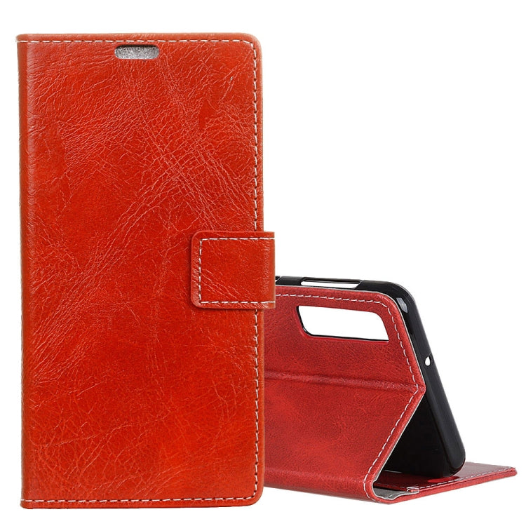 Retro Crazy Horse Texture Horizontal Flip Leather Case for Galaxy A7 (2018), with Holder & Card Slots & Wallet