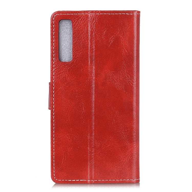 Retro Crazy Horse Texture Horizontal Flip Leather Case for Galaxy A7 (2018), with Holder & Card Slots & Wallet