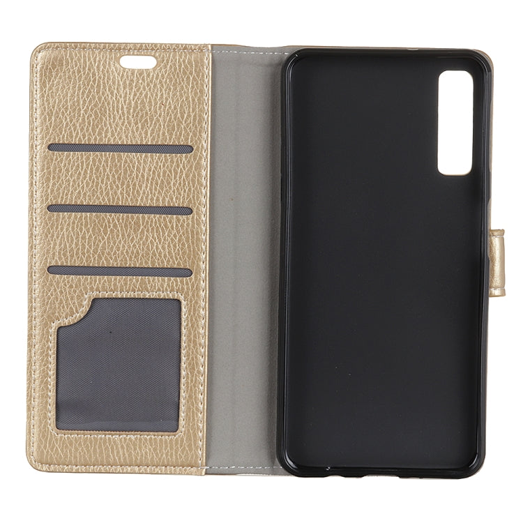 Litchi Texture Horizontal Flip Leather Case for Galaxy A7 (2018), with Holder & Card Slots & Wallet