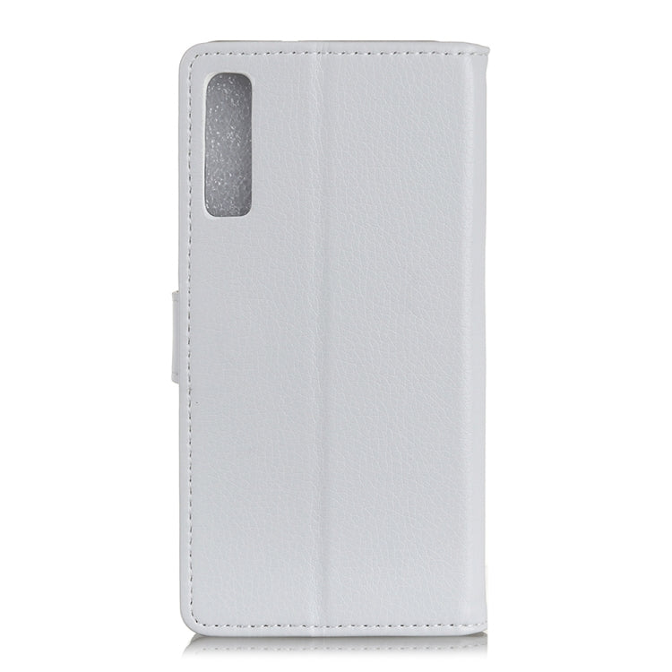 Litchi Texture Horizontal Flip Leather Case for Galaxy A7 (2018), with Holder & Card Slots & Wallet