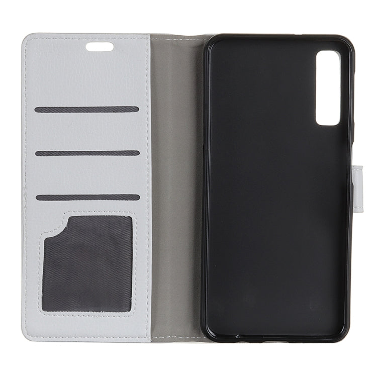 Litchi Texture Horizontal Flip Leather Case for Galaxy A7 (2018), with Holder & Card Slots & Wallet