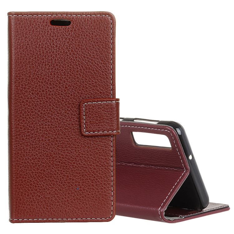 Litchi Texture Horizontal Flip Leather Case for Galaxy A7 (2018), with Holder & Card Slots & Wallet