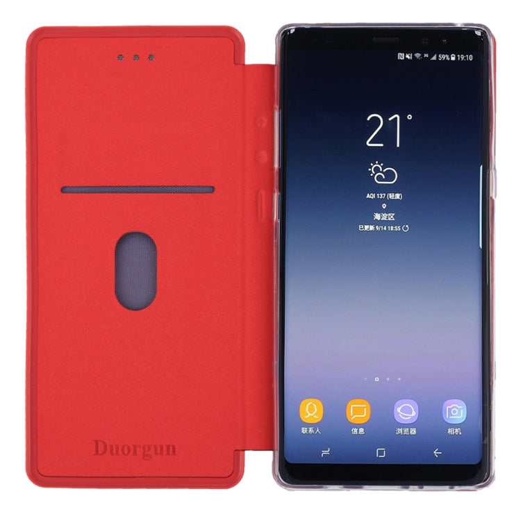 For Galaxy Note 8 Ultra-thin Magnetic Horizontal Flip Shockproof Protective Leather Case with Holder & Card Slot