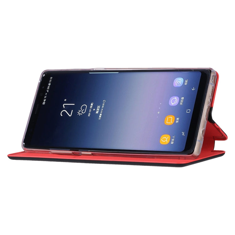 For Galaxy Note 8 Ultra-thin Magnetic Horizontal Flip Shockproof Protective Leather Case with Holder & Card Slot