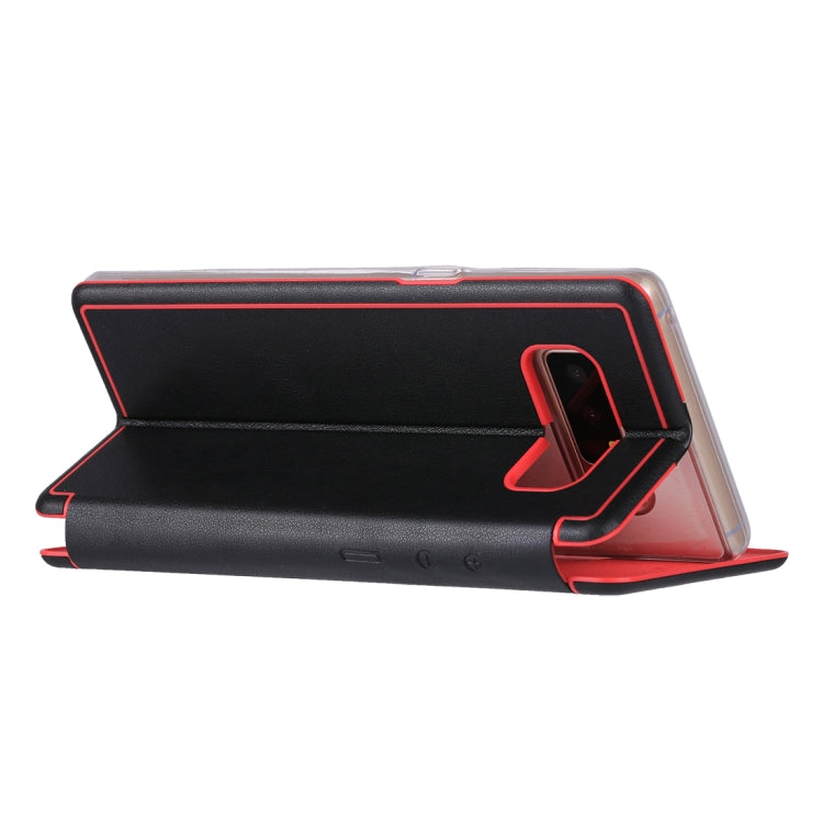For Galaxy Note 8 Ultra-thin Magnetic Horizontal Flip Shockproof Protective Leather Case with Holder & Card Slot