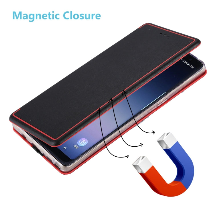 For Galaxy Note 8 Ultra-thin Magnetic Horizontal Flip Shockproof Protective Leather Case with Holder & Card Slot
