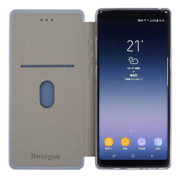 For Galaxy Note 8 Ultra-thin Magnetic Horizontal Flip Shockproof Protective Leather Case with Holder & Card Slot