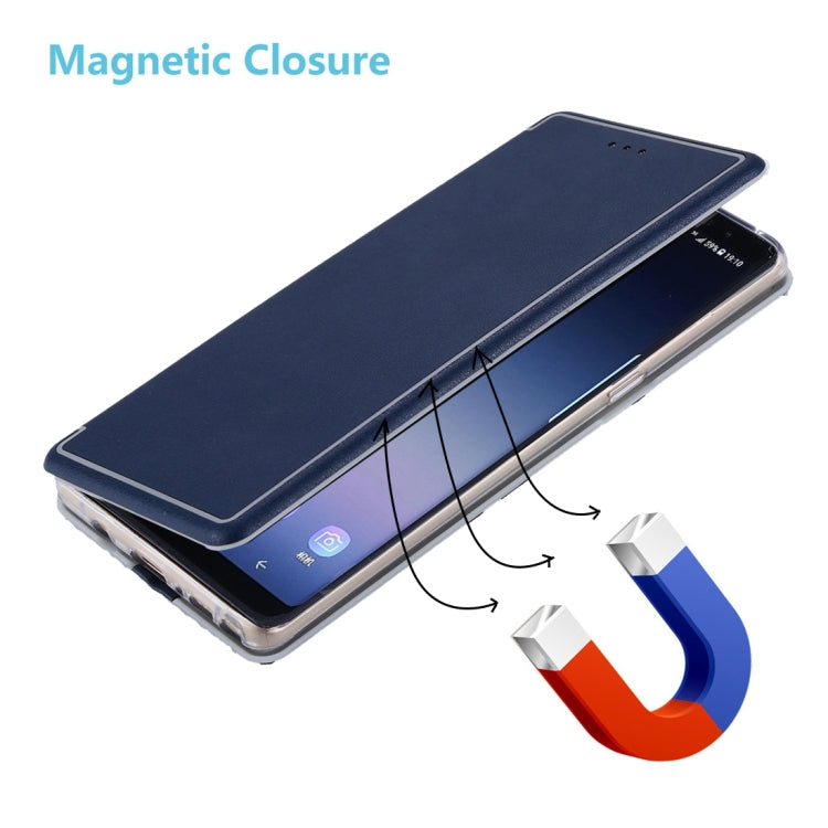 For Galaxy Note 8 Ultra-thin Magnetic Horizontal Flip Shockproof Protective Leather Case with Holder & Card Slot