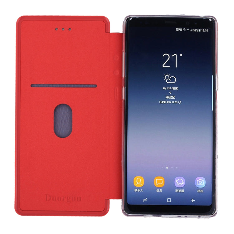 For Galaxy Note 8 Ultra-thin Magnetic Horizontal Flip Shockproof Protective Leather Case with Holder & Card Slot