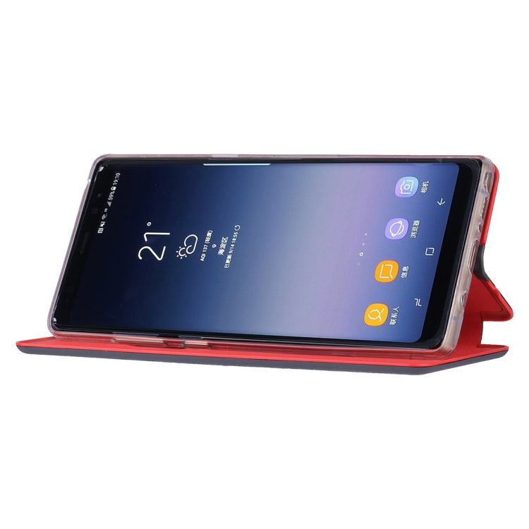 For Galaxy Note 8 Ultra-thin Magnetic Horizontal Flip Shockproof Protective Leather Case with Holder & Card Slot