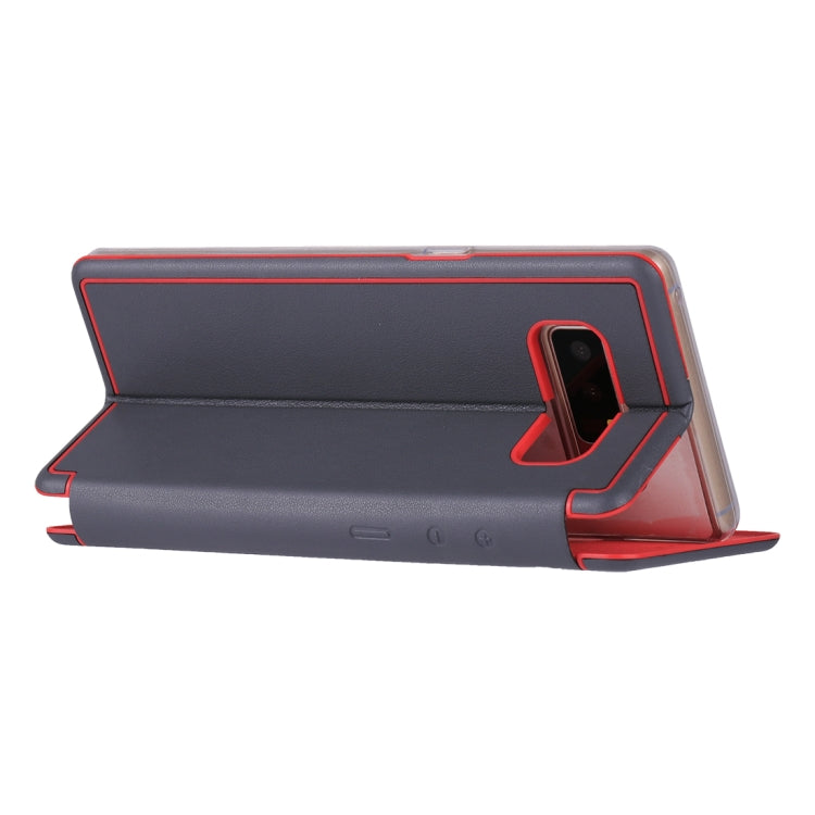 For Galaxy Note 8 Ultra-thin Magnetic Horizontal Flip Shockproof Protective Leather Case with Holder & Card Slot