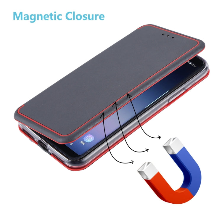 For Galaxy Note 8 Ultra-thin Magnetic Horizontal Flip Shockproof Protective Leather Case with Holder & Card Slot