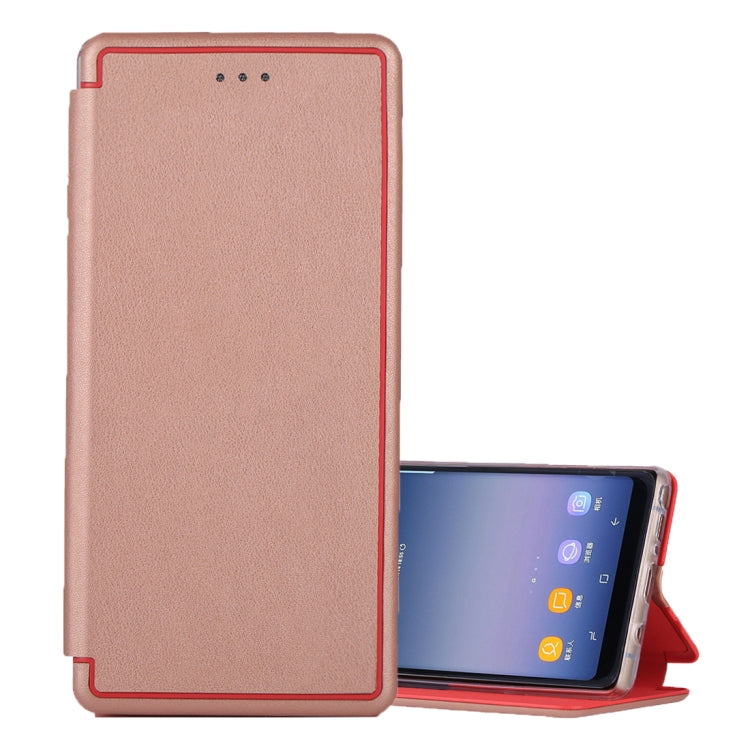 For Galaxy Note 8 Ultra-thin Magnetic Horizontal Flip Shockproof Protective Leather Case with Holder & Card Slot