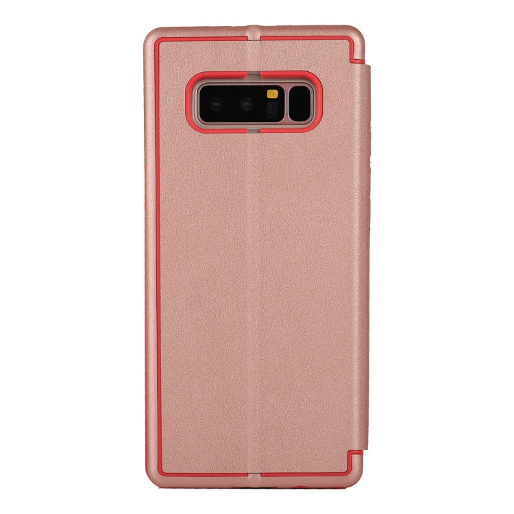 For Galaxy Note 8 Ultra-thin Magnetic Horizontal Flip Shockproof Protective Leather Case with Holder & Card Slot