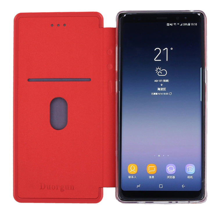 For Galaxy Note 8 Ultra-thin Magnetic Horizontal Flip Shockproof Protective Leather Case with Holder & Card Slot