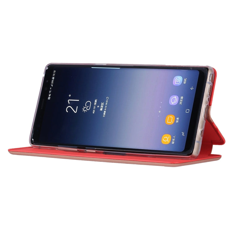 For Galaxy Note 8 Ultra-thin Magnetic Horizontal Flip Shockproof Protective Leather Case with Holder & Card Slot