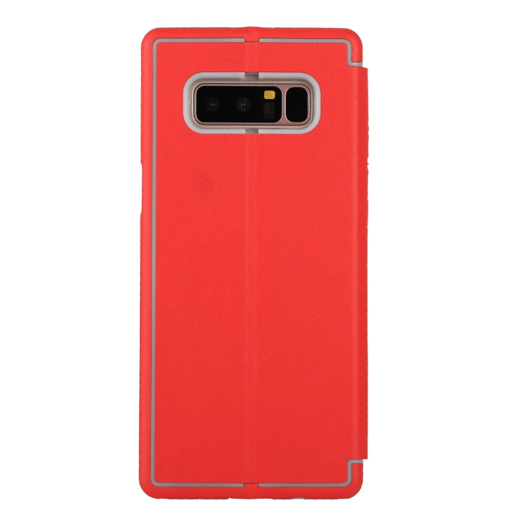 For Galaxy Note 8 Ultra-thin Magnetic Horizontal Flip Shockproof Protective Leather Case with Holder & Card Slot