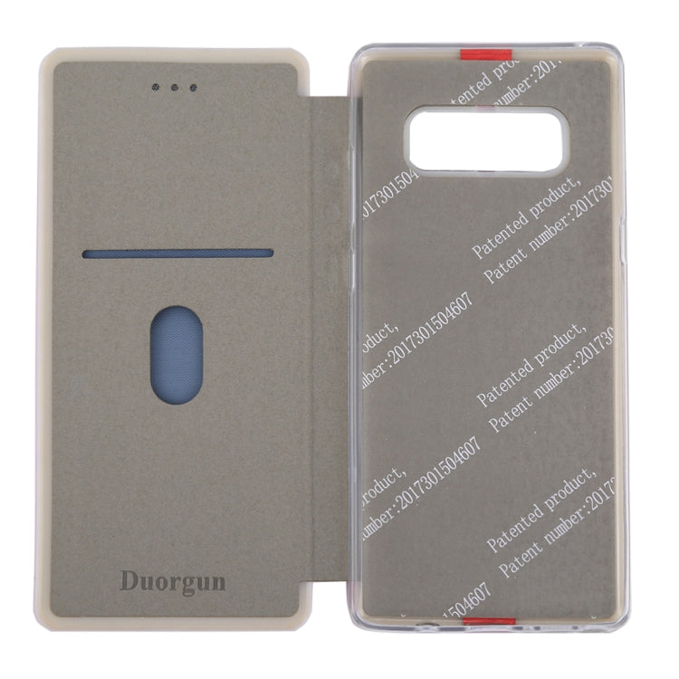 For Galaxy Note 8 Ultra-thin Magnetic Horizontal Flip Shockproof Protective Leather Case with Holder & Card Slot