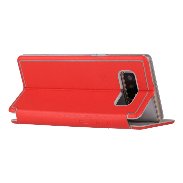 For Galaxy Note 8 Ultra-thin Magnetic Horizontal Flip Shockproof Protective Leather Case with Holder & Card Slot