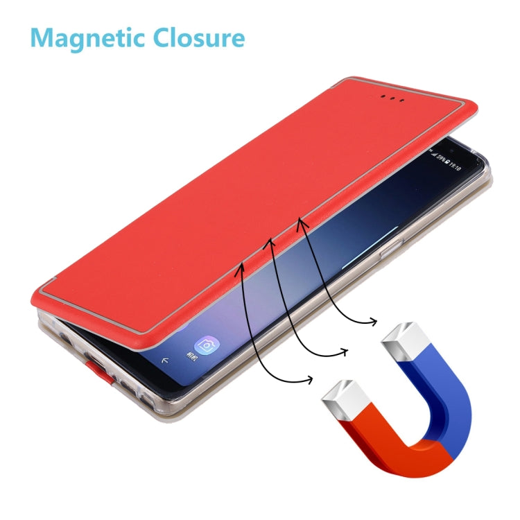 For Galaxy Note 8 Ultra-thin Magnetic Horizontal Flip Shockproof Protective Leather Case with Holder & Card Slot