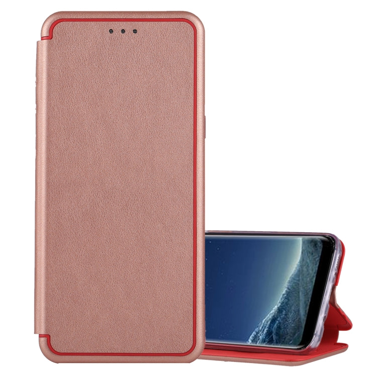 For Galaxy S8 Ultra-thin Magnetic Horizontal Flip Shockproof Protective Leather Case with Holder & Card Slot