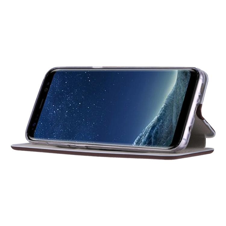 For Galaxy S8 Ultra-thin Magnetic Horizontal Flip Shockproof Protective Leather Case with Holder & Card Slot