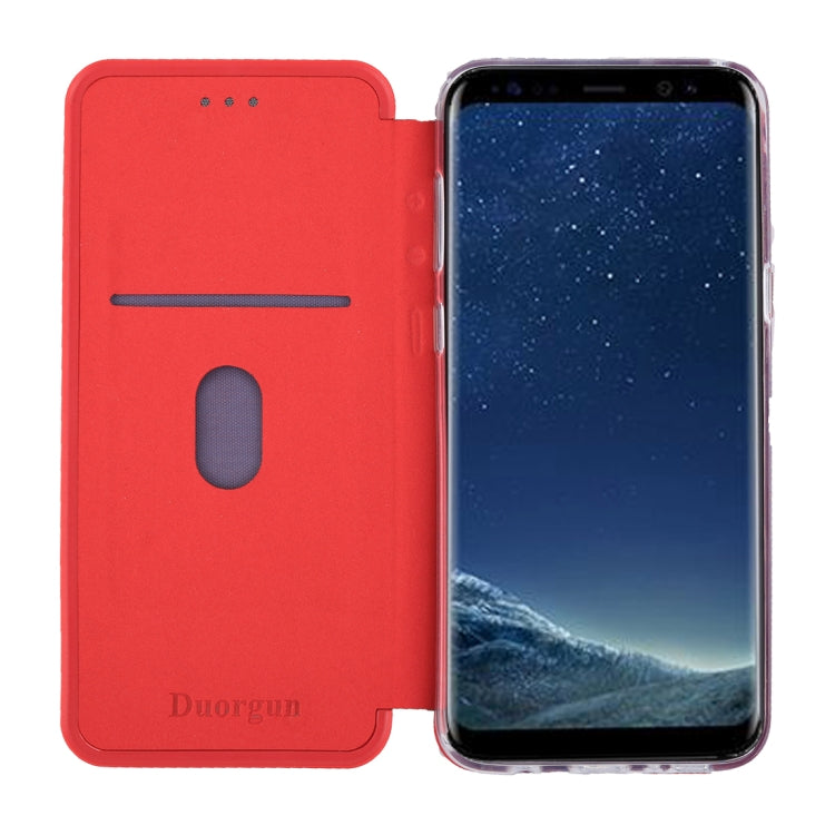 For Galaxy S8 + / G955 Ultra-thin Magnetic Horizontal Flip Shockproof Protective Leather Case with Holder & Card Slot