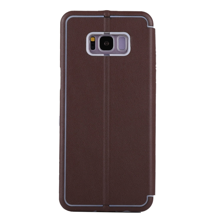 For Galaxy S8 + / G955 Ultra-thin Magnetic Horizontal Flip Shockproof Protective Leather Case with Holder & Card Slot