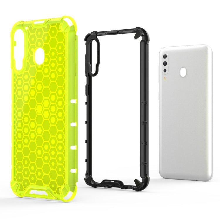 Shockproof Honeycomb PC + TPU Case for Galaxy M30