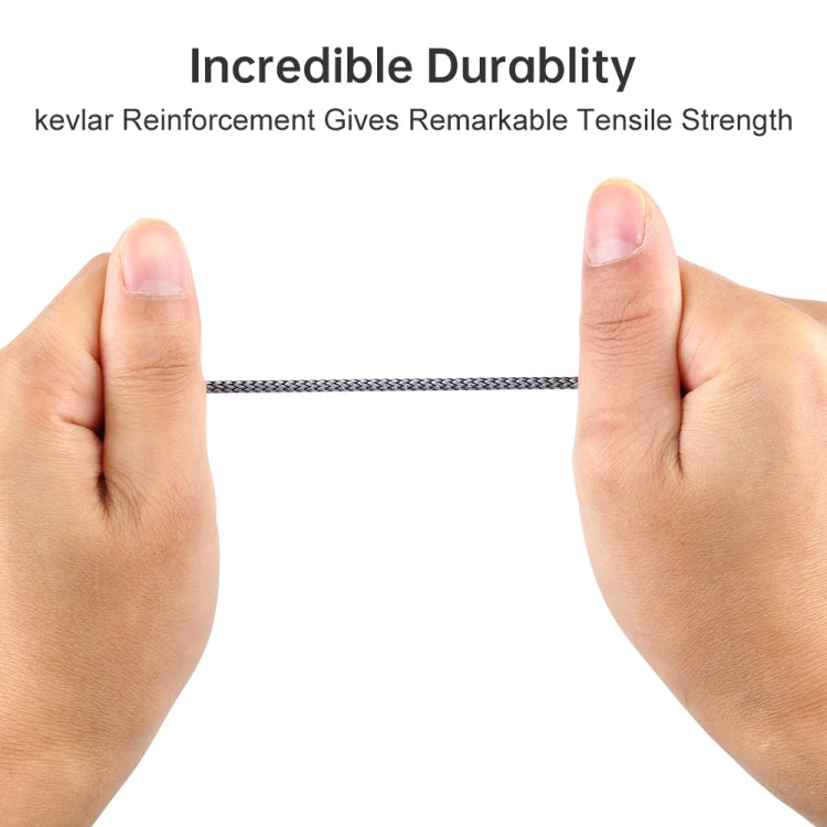 YH192 2 in 1 3.5mm Female to Microphone + Audio Male Braided Audio Cable, Length: 22cm