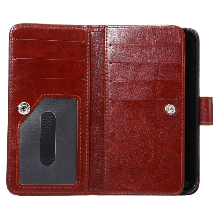 2 in 1 For Galaxy S7 / G930 Separable Crazy Horse Texture Horizontal Flip Leather Case + Back Cover with 7 Card Slots & Wallet & Lanyard