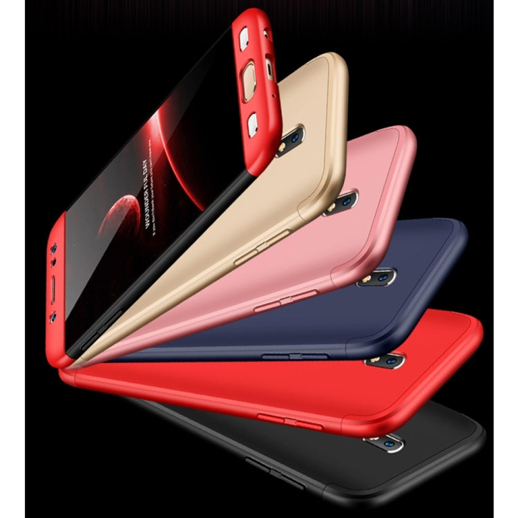 GKK For Galaxy J3 (2017) (EU Version) PC Three - paragraph Shield 360 Degrees Full Coverage Protective Case Back Cover