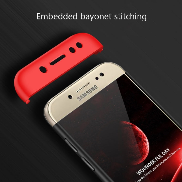GKK For Galaxy J5 (2017) (EU Version) PC Three - paragraph Shield 360 Degrees Full Coverage Protective Case Back Cover