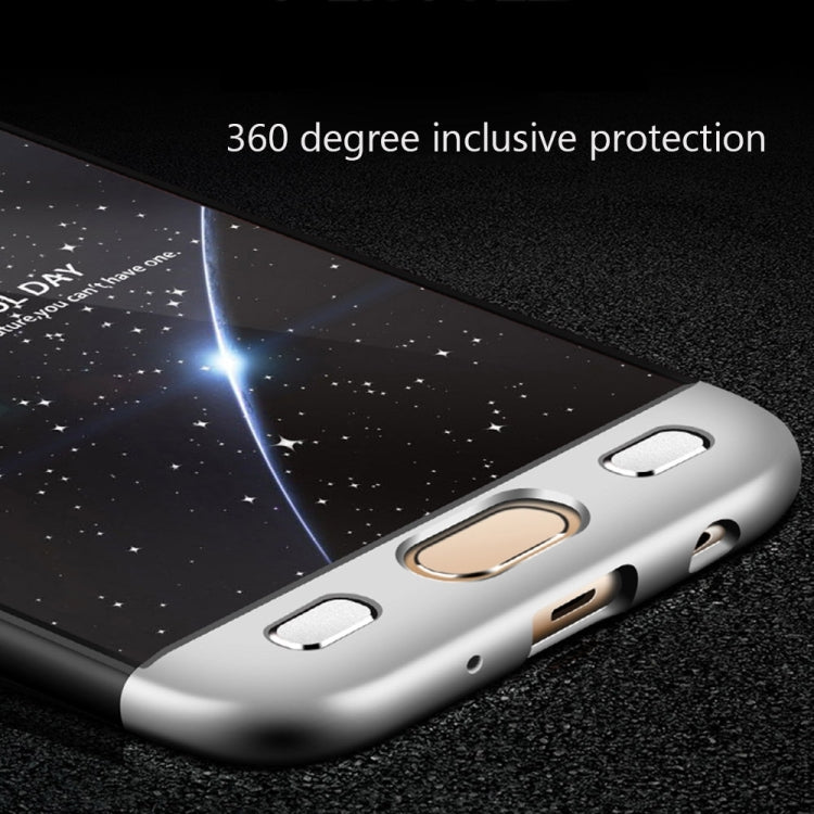 GKK For Galaxy J7 (2017) (EU Version) PC Three Stage Splicing 360 Degrees Full Coverage Protective Case Back Cover