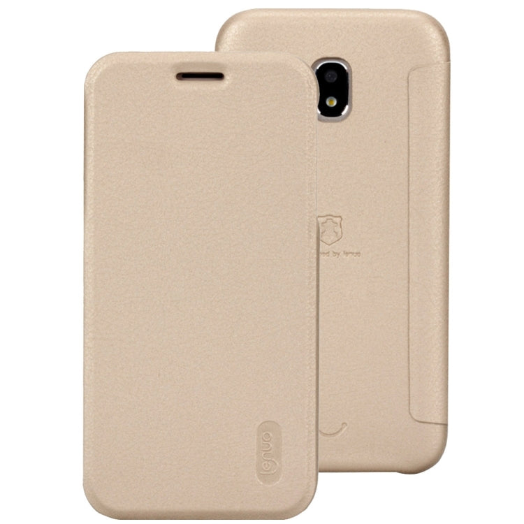 Lenuo for Galaxy J3 (2017) (EU Version) PU+PC Litchi Texture Horizontal Flip Leather Case with Card Slots