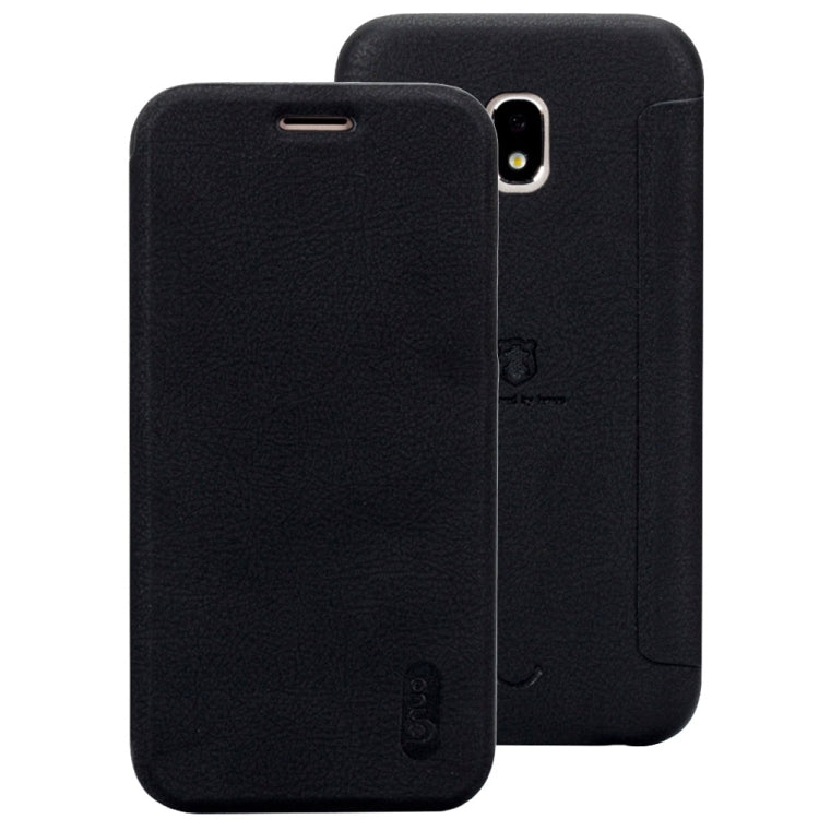Lenuo for Galaxy J7 (2017) (EU Version) PU+PC Litchi Texture Horizontal Flip Leather Case with Card Slots