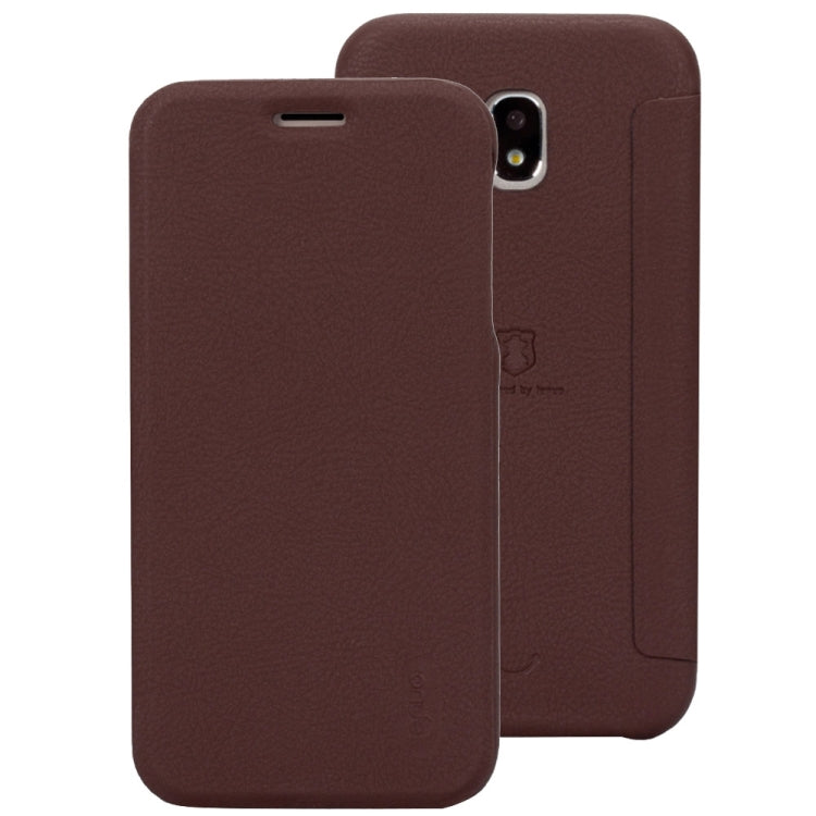 Lenuo for Galaxy J7 (2017) (EU Version) PU+PC Litchi Texture Horizontal Flip Leather Case with Card Slots