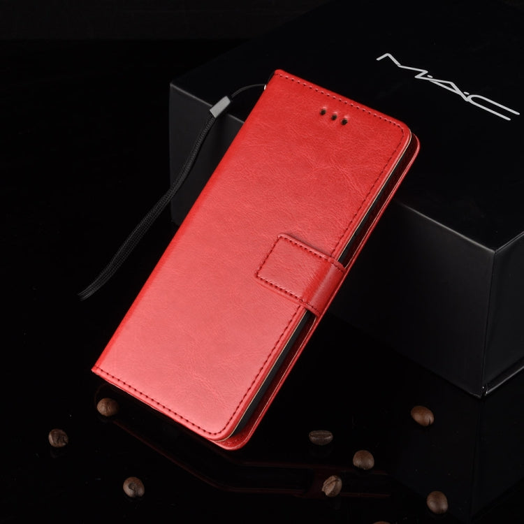 Crazy Horse Texture Horizontal Flip Leather Case for Galaxy M20, with Holder & Card Slots & Wallet