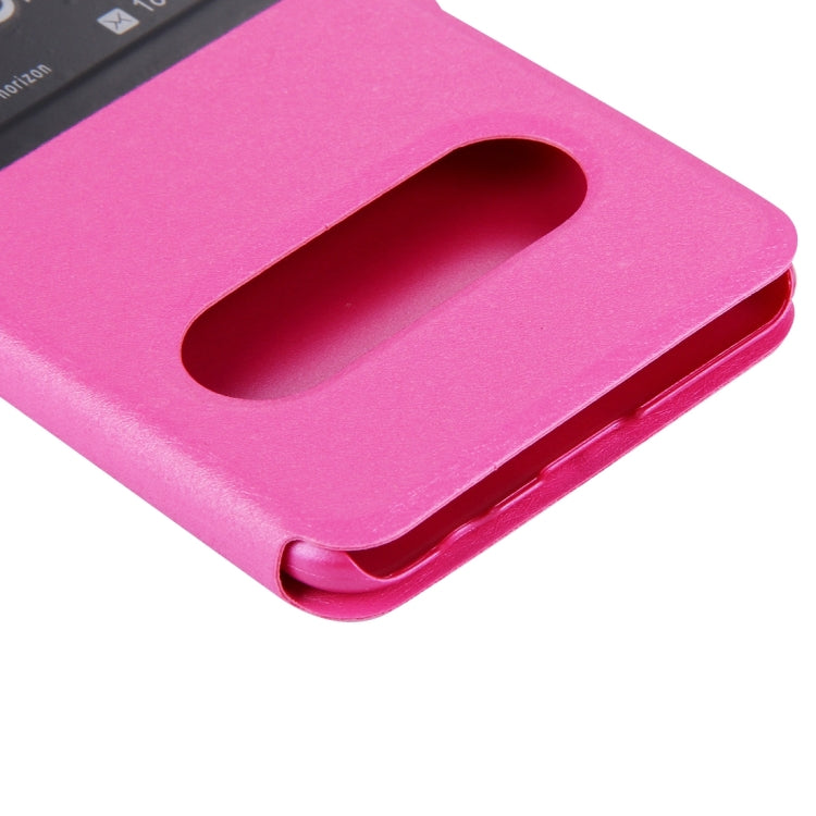 For Galaxy C7 / C700 Silk Texture Horizontal Flip Solid Color Leather Case with Call Display ID