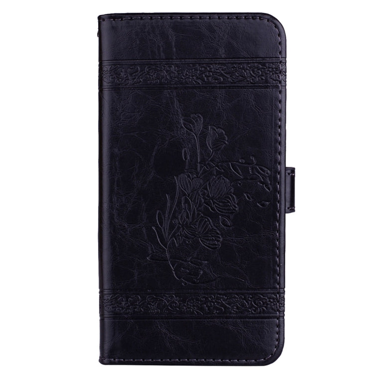 For Galaxy S9+ Vintage Oil Wax Texture Embossed Horizontal Flip Leather Case with Holder & Card Slots & Wallet & Photo Frame & Lanyard