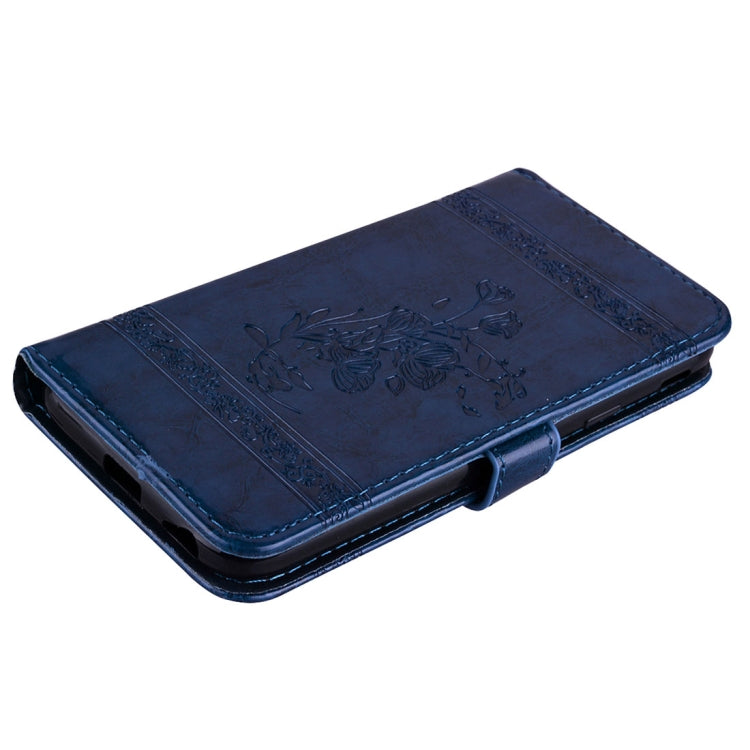 For Galaxy S9+ Vintage Oil Wax Texture Embossed Horizontal Flip Leather Case with Holder & Card Slots & Wallet & Photo Frame & Lanyard