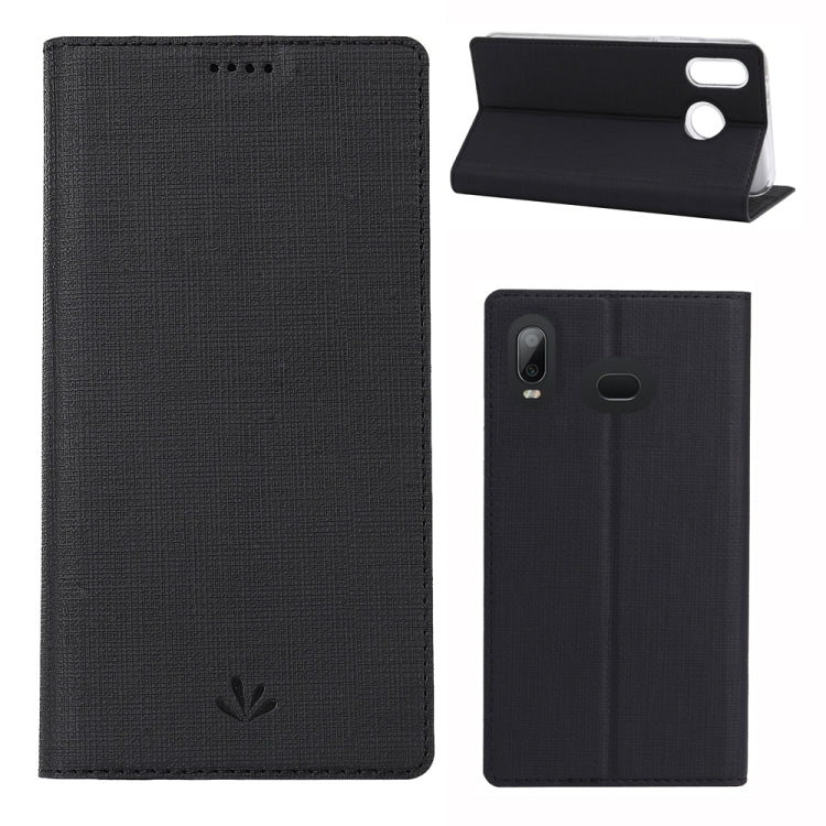 ViLi DMX Multifunctional Horizontal Flip Leather Case for Galaxy A6s, with Card Slot & Holder