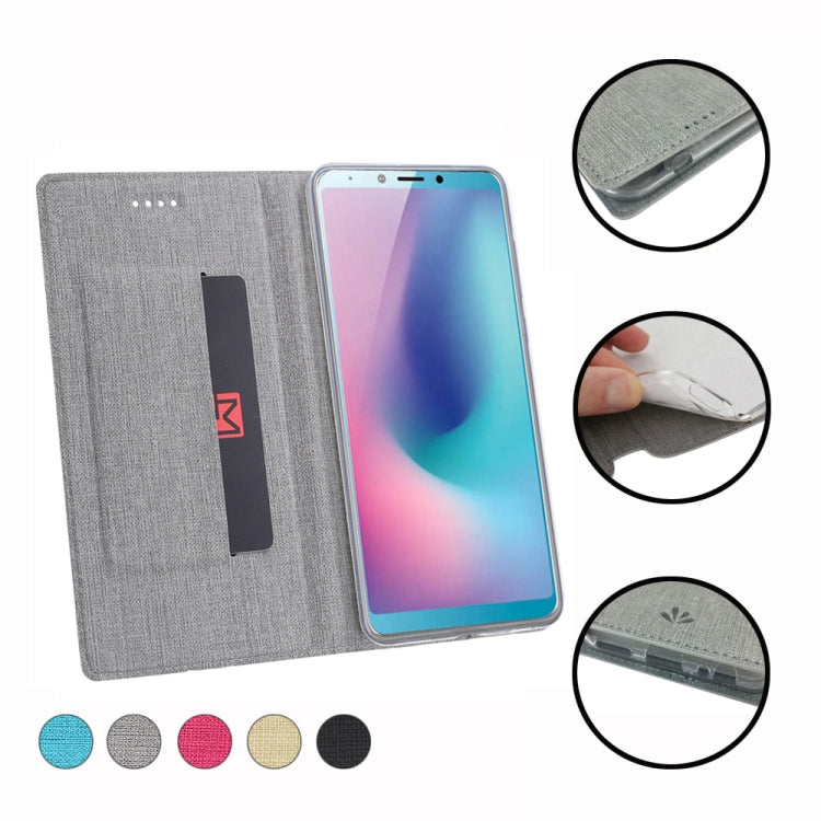 ViLi DMX Multifunctional Horizontal Flip Leather Case for Galaxy A6s, with Card Slot & Holder