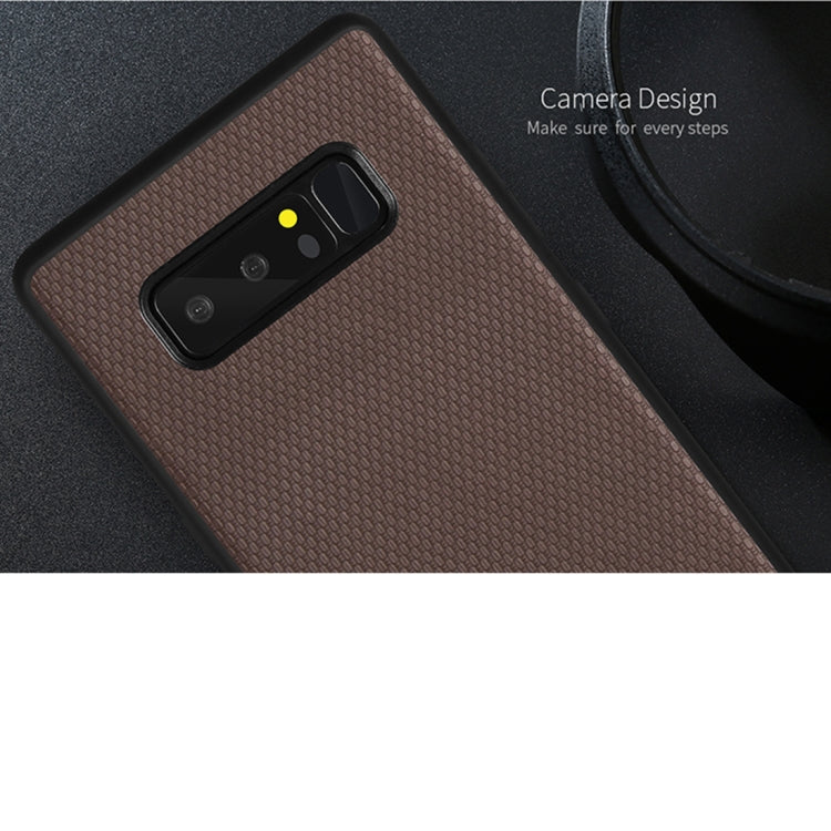 DZGOGO LUXURY Series Galaxy Note 8 TPU + PC Business Style Leatherwear Impact Combination Protection Case(Brown)