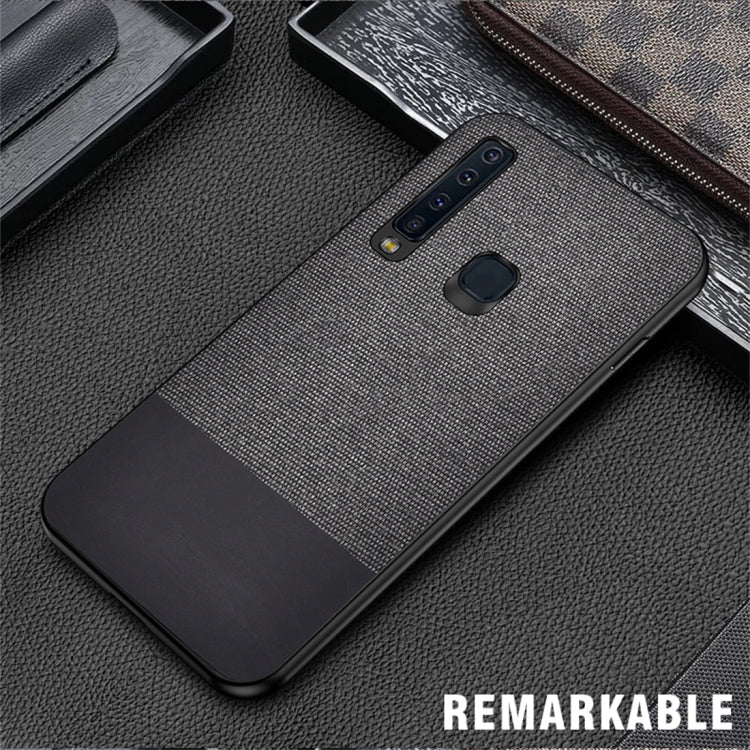 Shockproof Splicing PU + Cloth Protective Case for Galaxy A9 (2018)