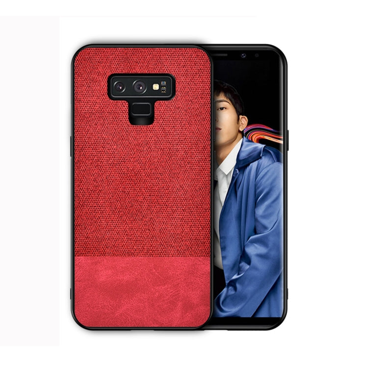 Shockproof Splicing PU + Cloth Protective Case for Galaxy Note 9