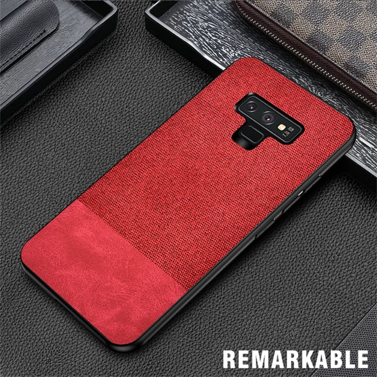Shockproof Splicing PU + Cloth Protective Case for Galaxy Note 9