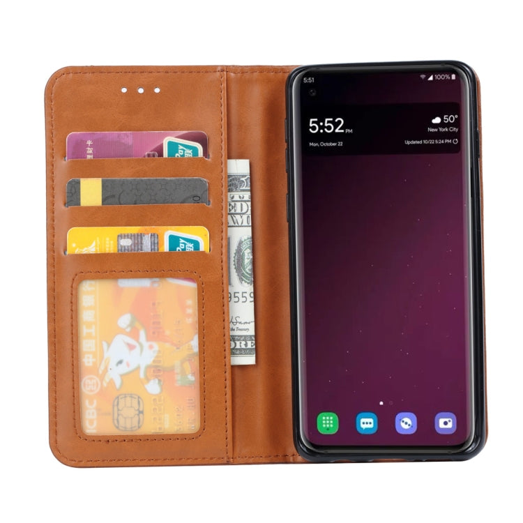 Knead Skin Texture Horizontal Flip Leather Case for Galaxy S10, with Photo Frame & Holder & Card Slots & Wallet